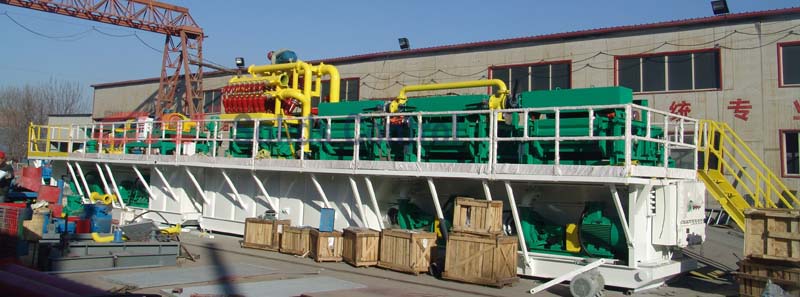1400GPM mud recycling system to Australia